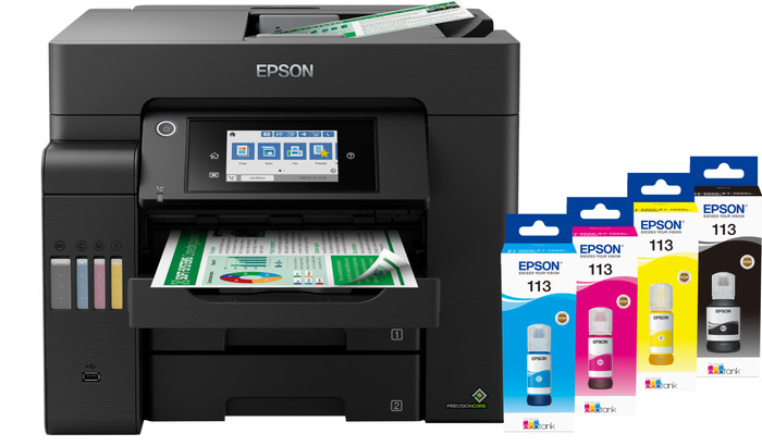 Epson EcoTank ET-5805 + 1 set extra inkt Main Image