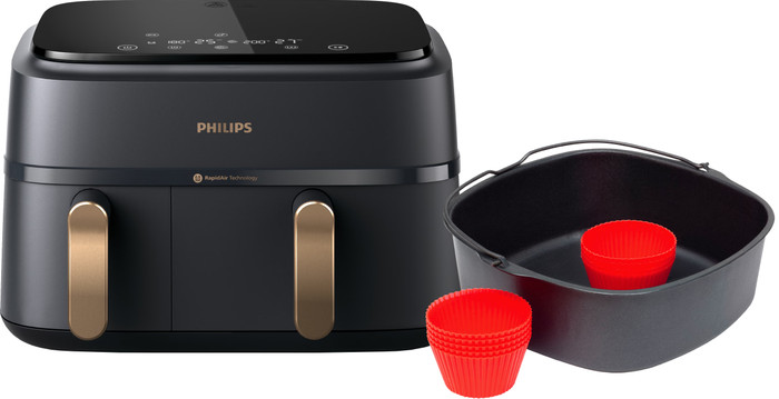Philips 3000 series Dual Basket NA352/00 + Bakmeesterset Main Image
