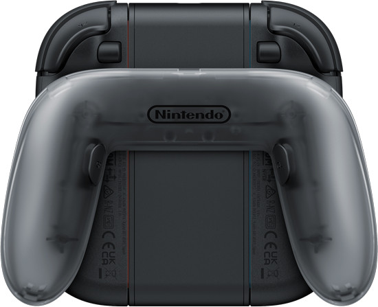 Nintendo Switch 2 Joy-Con Charge Grip achterkant