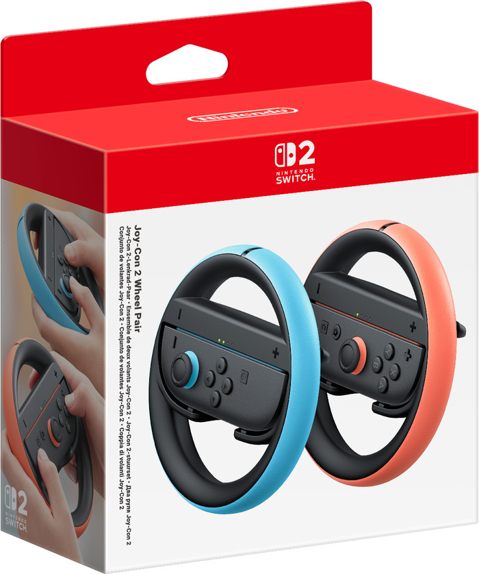 Nintendo Switch 2 Joy-Con Stuurwielen verpakking