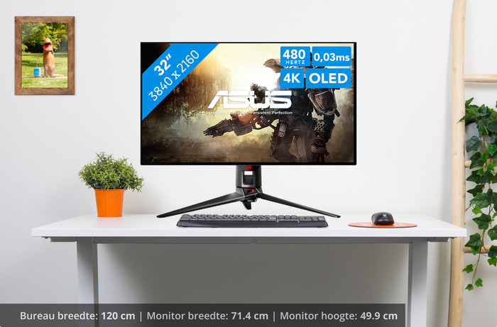 ASUS ROG Swift OLED PG32UCDP visual Coolblue 1