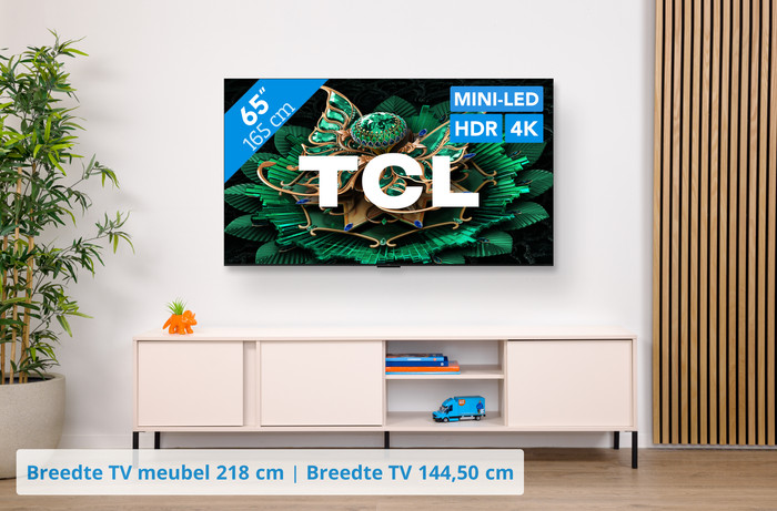 TCL 65" QD Mini-led C71K 4K (2025) visual Coolblue 1