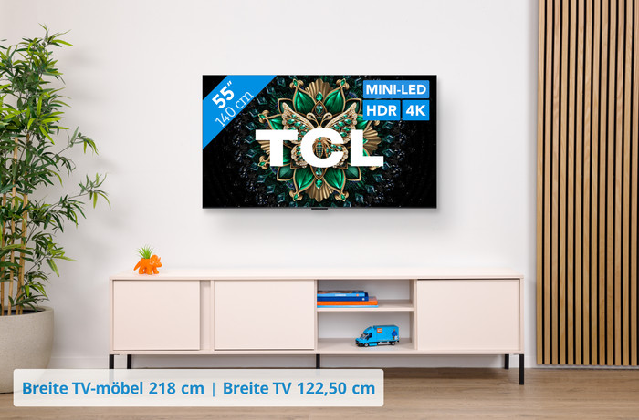 TCL 55 Zoll QD Mini-LED C61K 4K (2025) visuelles Coolblue 1