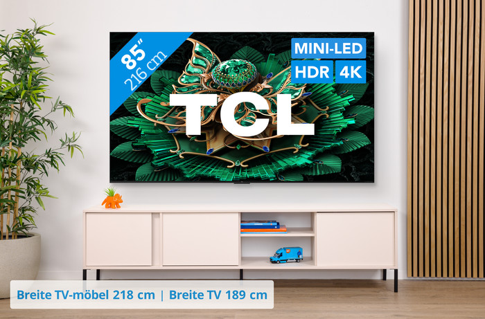 TCL 85 Zoll QD Mini-LED C71K 4K (2025) visuelles Coolblue 1