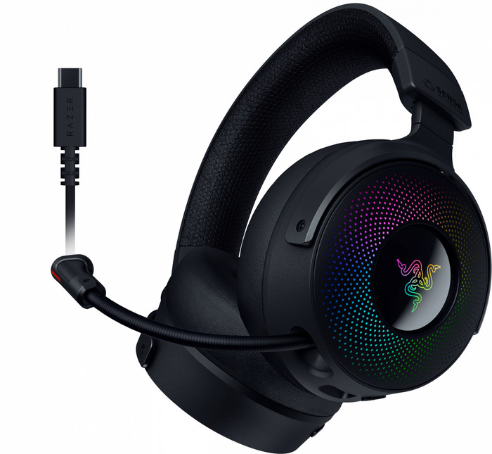 Razer Kraken V4 Pro Wireless Gaming Headset + Control Hub rechterkant