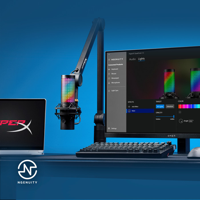 HyperX QuadCast 2 S USB microfoon Zwart visual leverancier