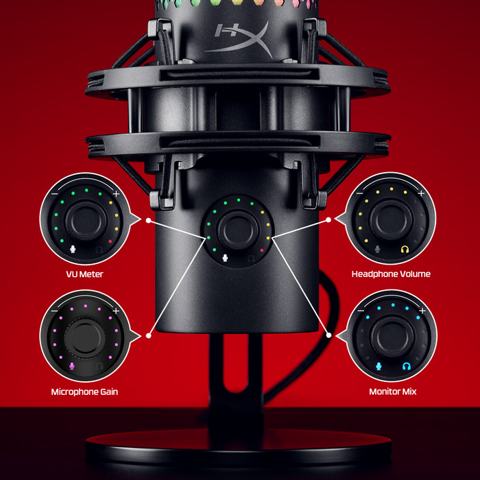 HyperX QuadCast 2 S USB microfoon Zwart visual leverancier