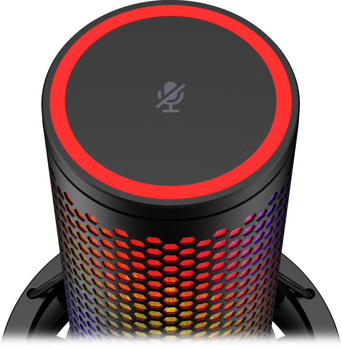 HyperX QuadCast 2 S USB microfoon Zwart detail