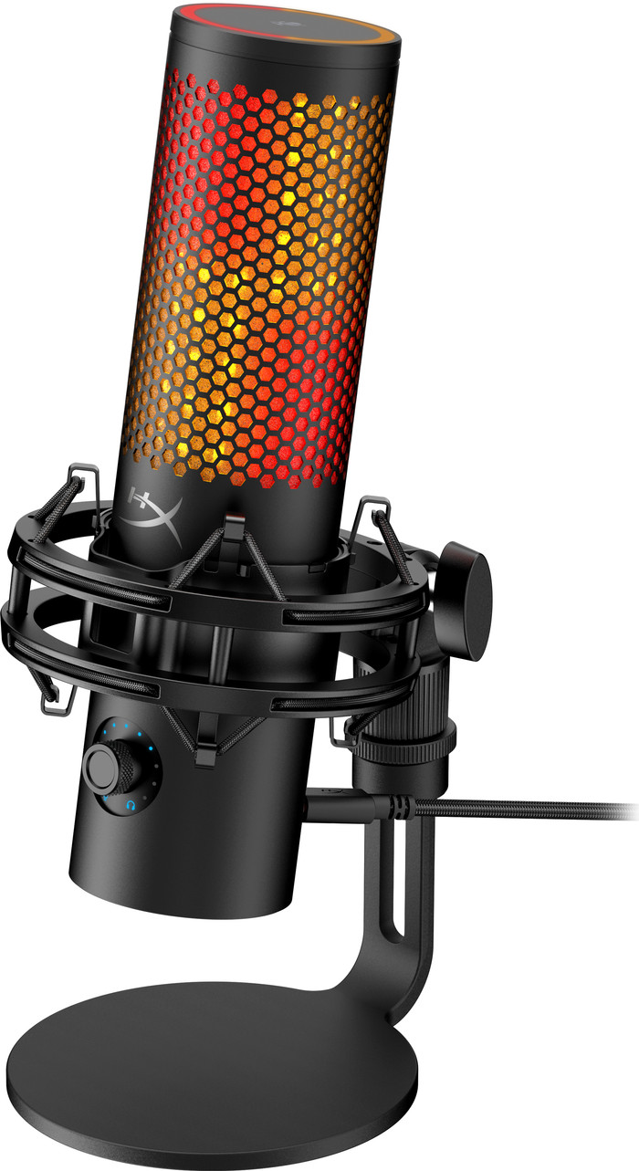 HyperX QuadCast 2 S USB microfoon Zwart rechterkant