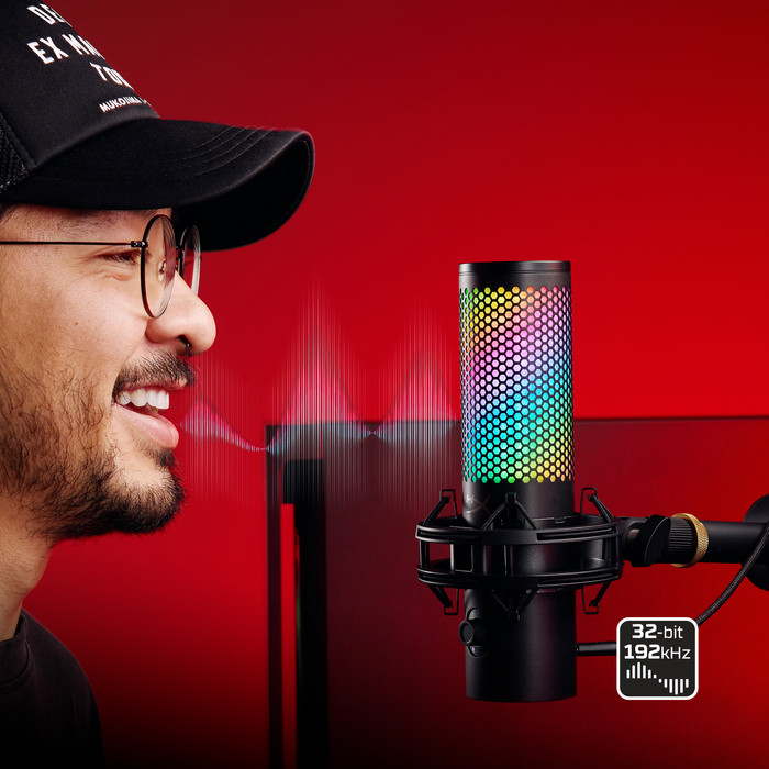 HyperX QuadCast 2 S USB microfoon Zwart visual leverancier