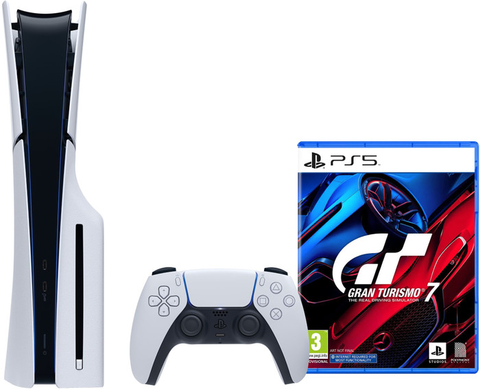 PlayStation 5 Slim Disc Edition + Gran Turismo 7 Main Image
