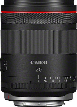 Canon RF 20mm f/1.4L VCM left side