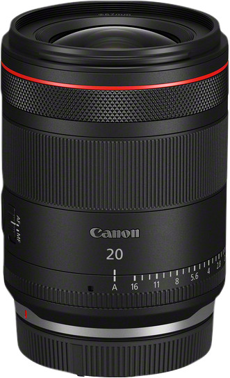 Canon RF 20mm f/1.4L VCM top