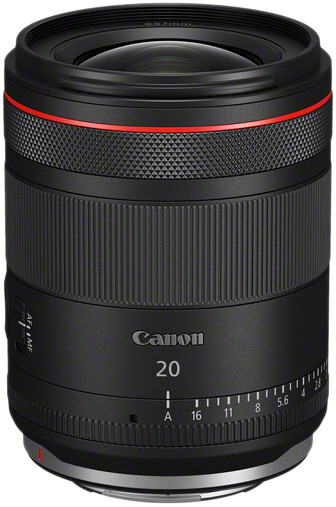 Canon RF 20mm f/1.4L VCM left side
