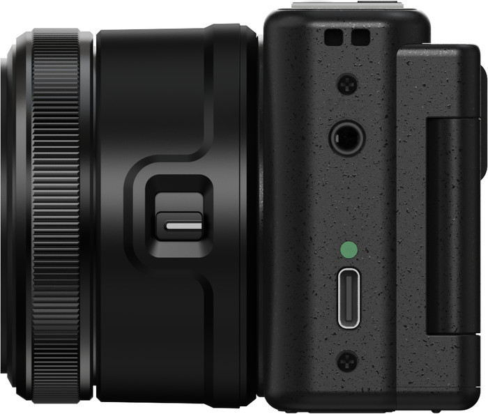 Yashica City 200 Zwart linkerkant