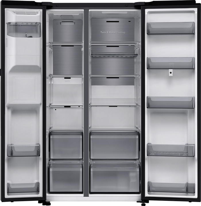 Samsung RS90F66BETEF Family Hub binnenkant