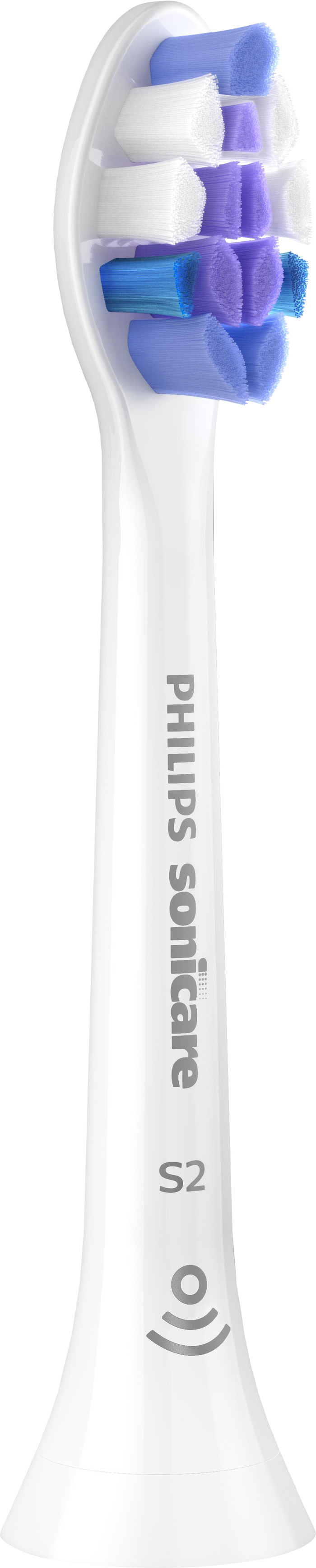 Philips Sonicare Sensitive HX6054/87 Wit (4 stuks) linkerkant