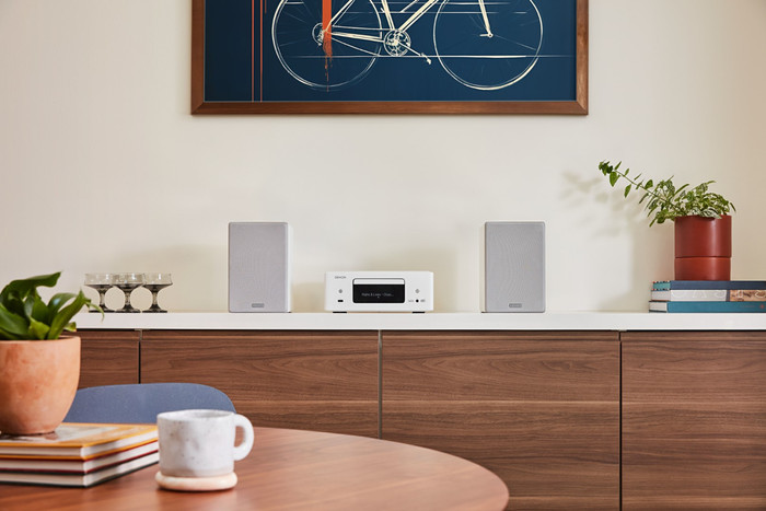 Denon Ceol N12DAB Wit product in gebruik