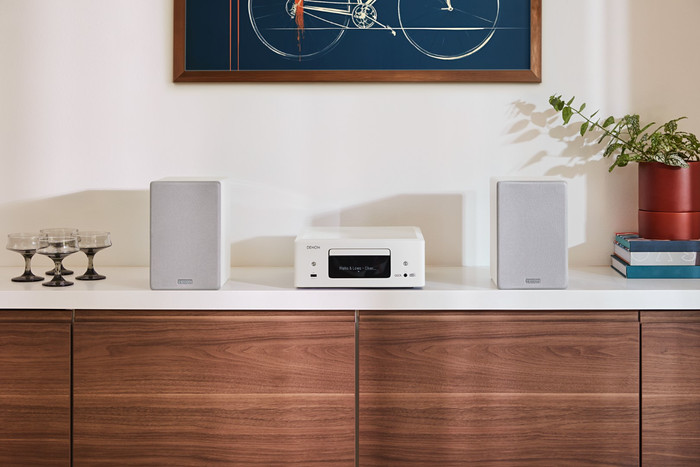 Denon Ceol N12DAB Wit product in gebruik
