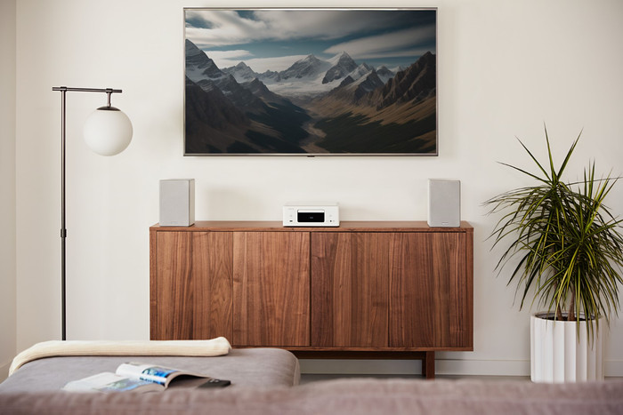 Denon Ceol N12DAB Wit product in gebruik