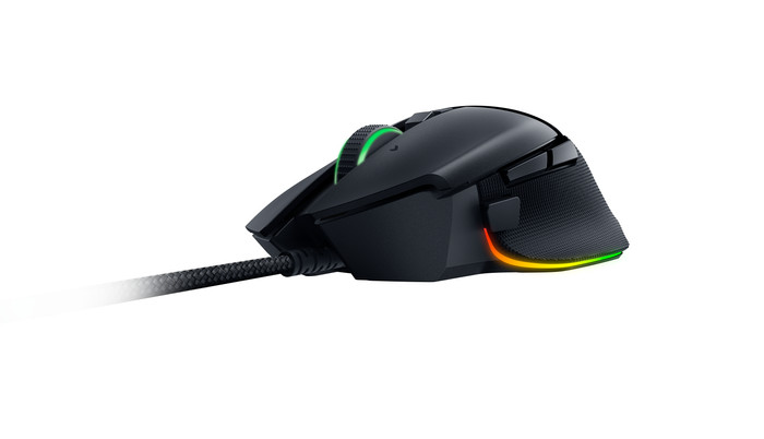 Razer Basilisk V3 35K Gaming Muis linkerkant