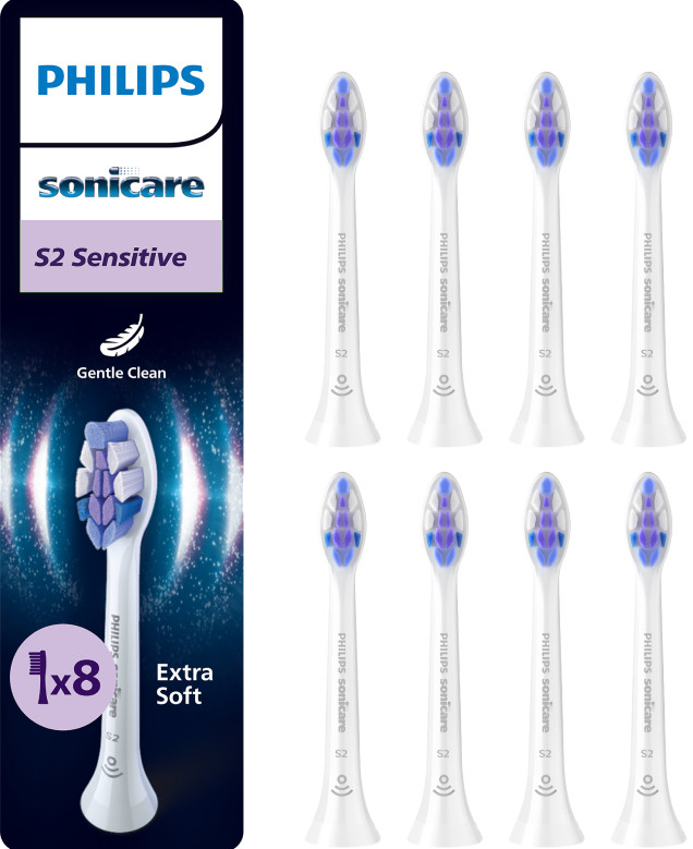 Philips Sonicare Sensitive HX6058/87 Weiß (8 Stück) Main Image