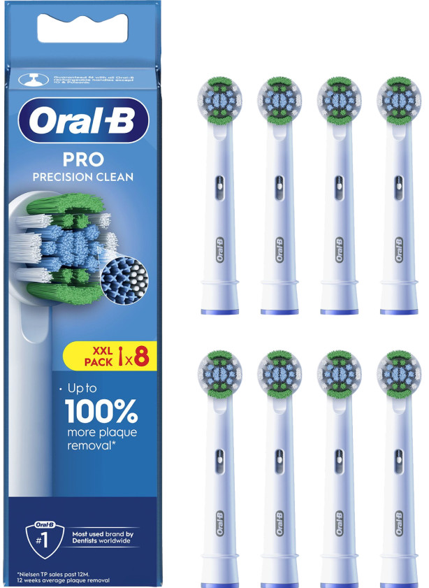 Oral-B Pro Precision Clean Weiß (8 Stück) Main Image