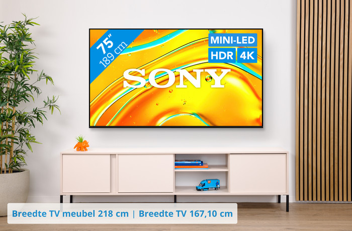 Sony Bravia 5 75" XR Mini-led (2025) + Sony Bravia Theatre Bar 8 visual Coolblue 1