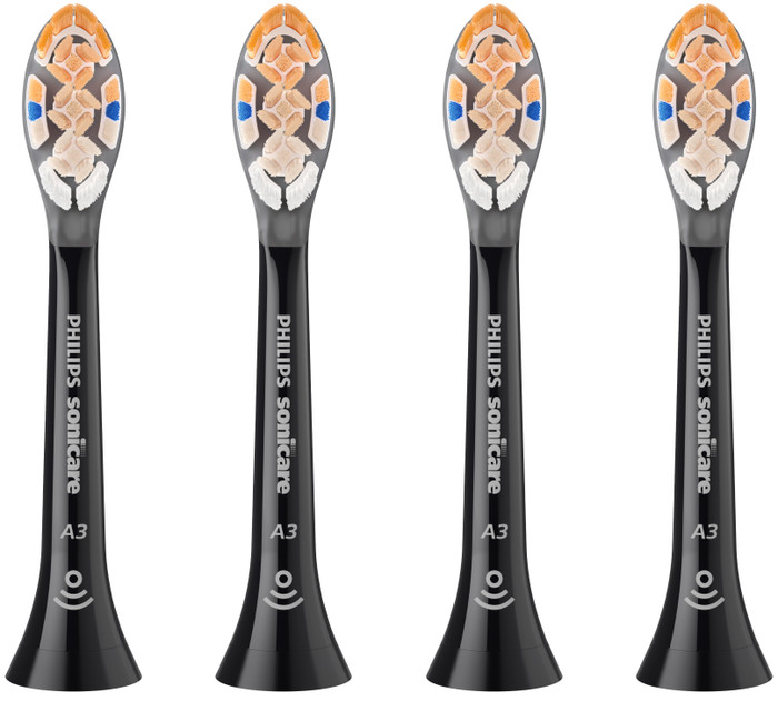 Philips Sonicare Premium All-in-One HX9094/88 Schwarz (4 Stück) vorne