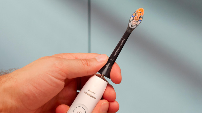 Philips Sonicare Premium All-in-One HX9094/88 Schwarz (4 Stück) produkt in gebrauch