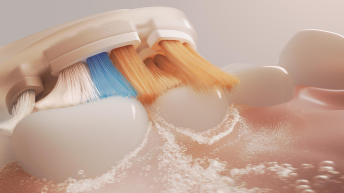 Philips Sonicare Premium All-in-One HX9094/87 White (4 units) product in use