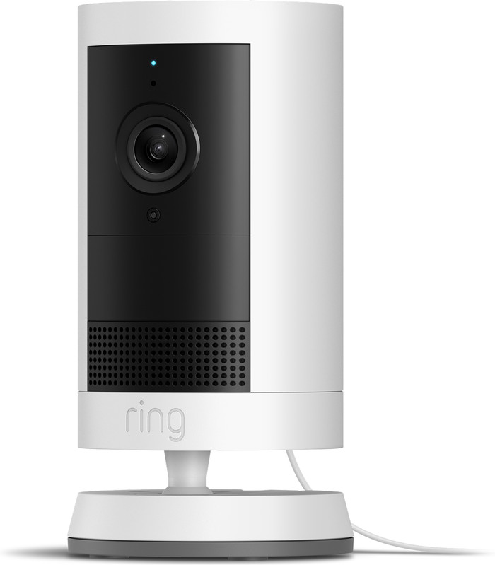 Ring Outdoor Cam Plus Plug-In Weiß rechte seite