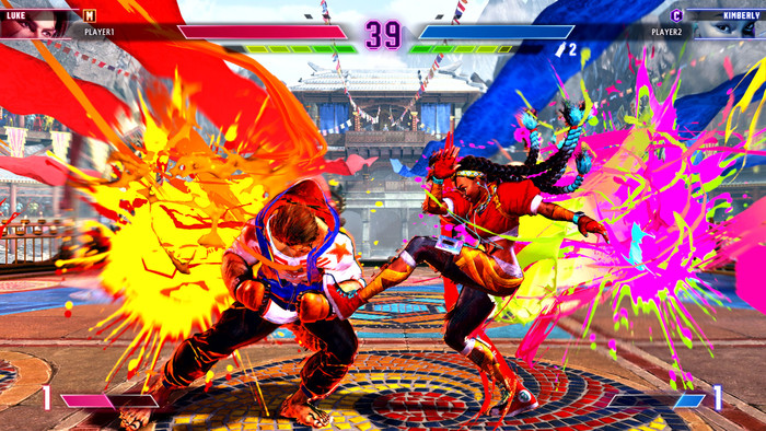 Street Fighter 6 Nintendo Switch 2 product in gebruik