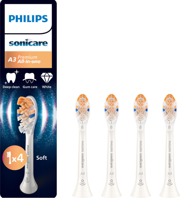 Philips Sonicare Premium All-in-One HX9094/87 White (4 units) Main Image
