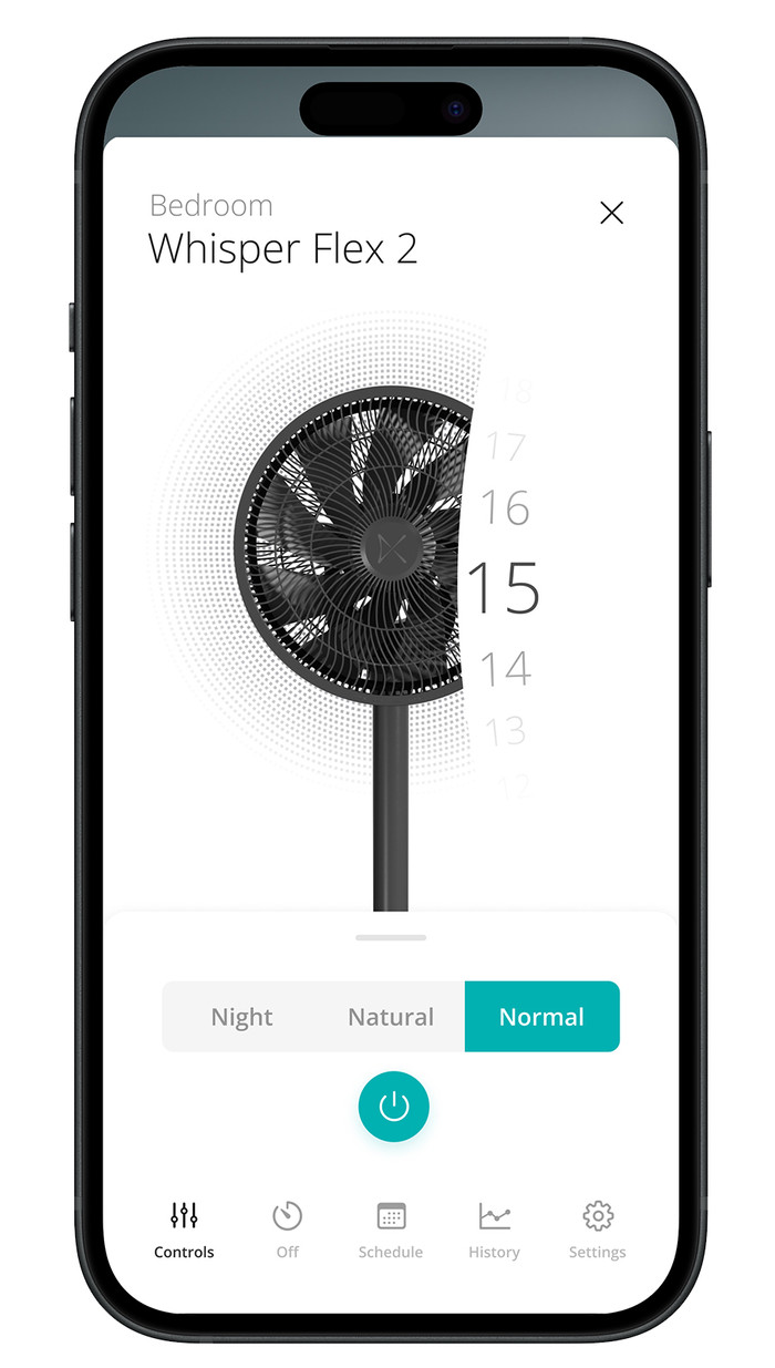 Duux Whisper Flex 2 Black detail