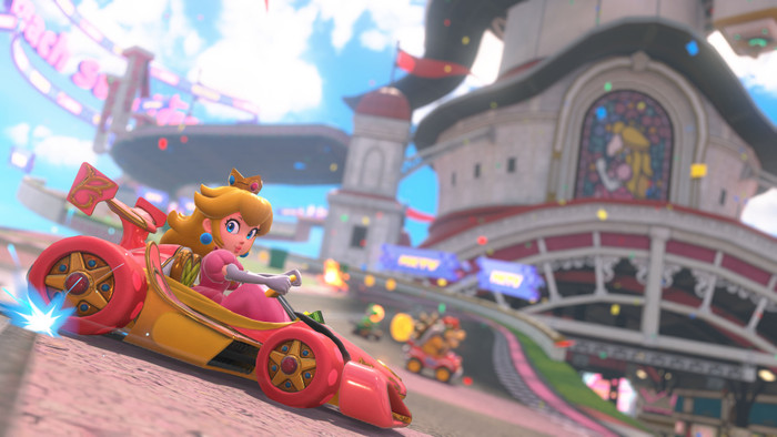 Mario Kart World Nintendo Switch 2 product in gebruik