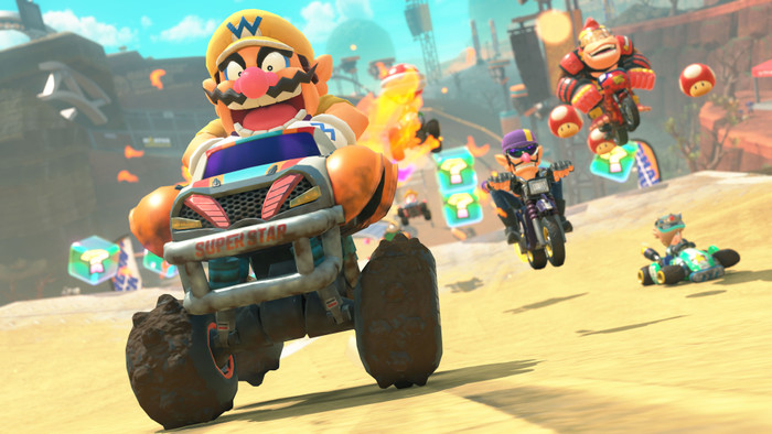 Mario Kart World Nintendo Switch 2 product in gebruik
