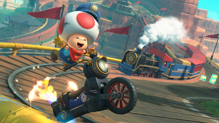 Mario Kart World Nintendo Switch 2 product in gebruik