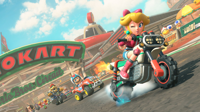Mario Kart World Nintendo Switch 2 product in gebruik