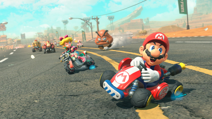 Mario Kart World Nintendo Switch 2 product in gebruik