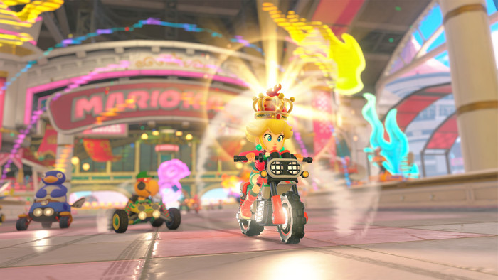 Mario Kart World Nintendo Switch 2 product in gebruik