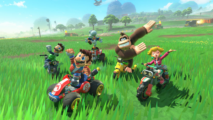Mario Kart World Nintendo Switch 2 product in gebruik