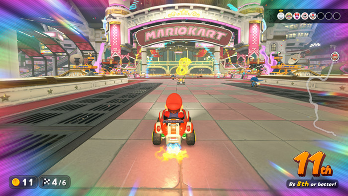 Mario Kart World Nintendo Switch 2 product in gebruik