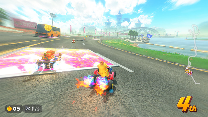 Mario Kart World Nintendo Switch 2 product in gebruik
