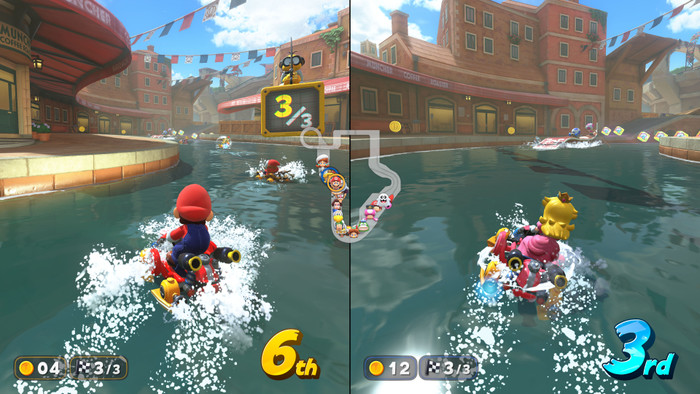 Mario Kart World Nintendo Switch 2 product in gebruik