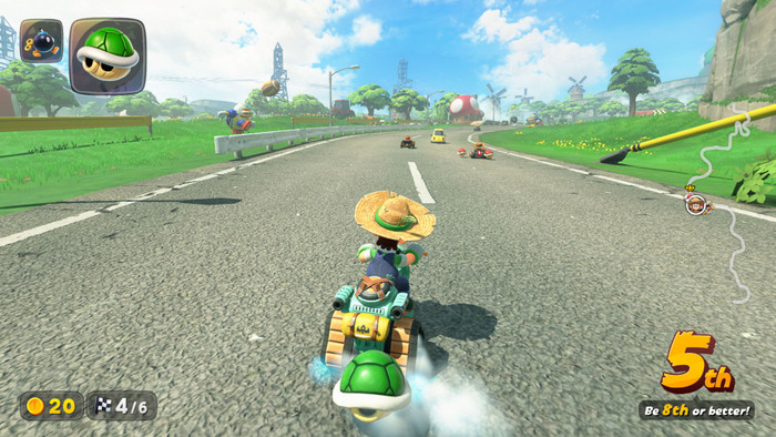 Mario Kart World Nintendo Switch 2 product in gebruik