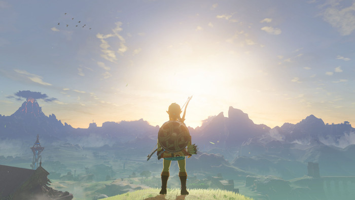 The Legend of Zelda: Breath of the Wild Nintendo Switch 2 Edition product in use