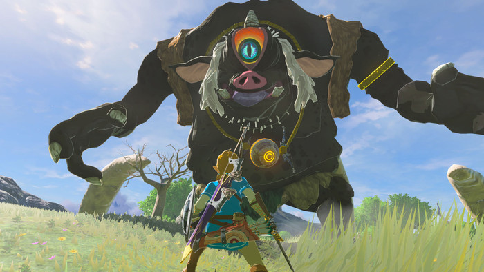 The Legend of Zelda: Breath of the Wild Nintendo Switch 2 Edition product in use