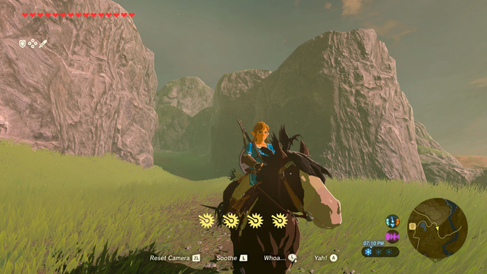 The Legend of Zelda: Breath of the Wild Nintendo Switch 2 Edition product in use