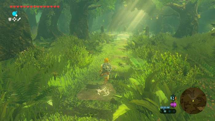 The Legend of Zelda: Breath of the Wild Nintendo Switch 2 Edition product in use